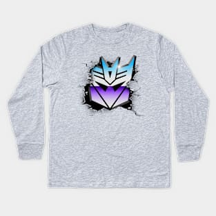 DECEPTICON WALL BREAK Kids Long Sleeve T-Shirt